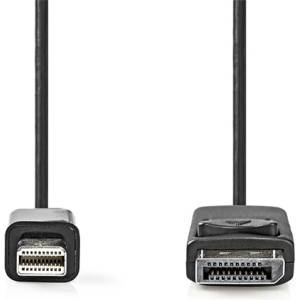 Nedis Кабел Nedis CCGL37400BK20 mini Displayport1.2, щепсел за Display port, 21, 6 Gbps, 2 м (CCGL37400BK20)
