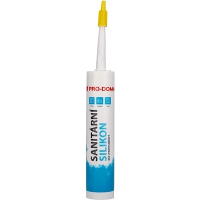 INVA Building Materials s.r.o. Silikon sanitární 310 ml PRO-DOMA barva BÍLÁ