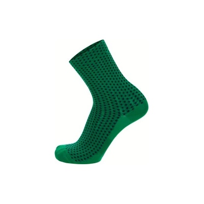 Santini Cyklistické ponožky klasické SFERA zelená/čierna