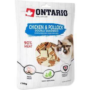 ONTARIO Деликатес Онтарио пиле и треска, двоен сандвич 50g (213-51312)