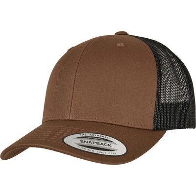 Flexfit 6606/6606T Trucker Vintage COT556606ae399 coyote brow Hnědá coyote/černá