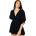 SUPERDRY Vintage Beach short sleeve romper - Black (Eclipse Navy)