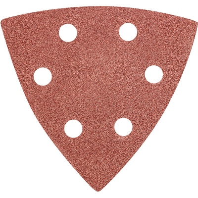 Graphite Delta brusný papír se suchým zipem 93 x 93 mm K 80, 5 ks, s otvory 55H765
