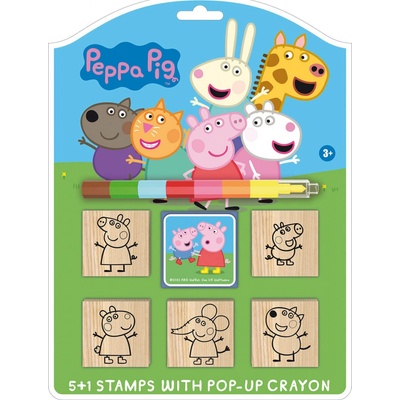 Jiří Models Razítka 5 1 s voskovkou Peppa Pig