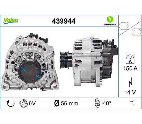 Alternátor VALEO 439944