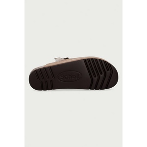 Scholl чехли сабо дамски от велур FAE NEW