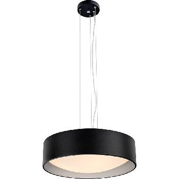 Kaspa Висяща лампа Vero черно-сребриста (10452302)