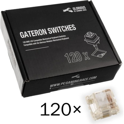 Glorious Gateron Clear Switches 120 ks