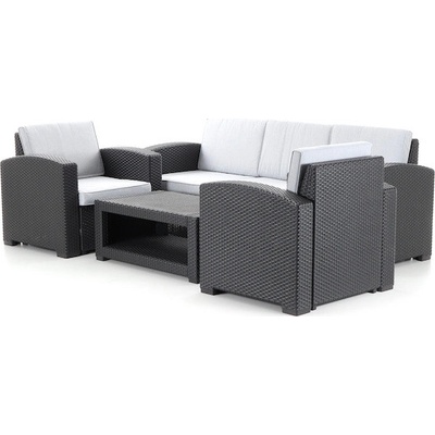 VeGA Stolová sestava - PORTORIKO GREY DeLuxe – Zboží Dáma