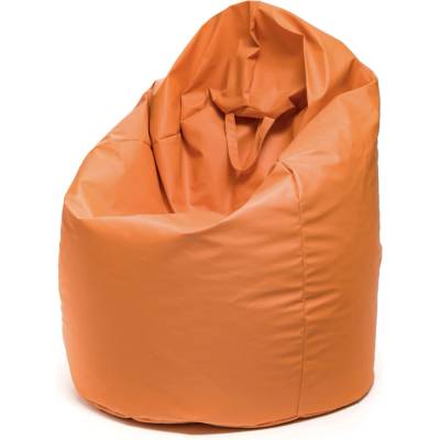 Intermedic SK sedací vak Mega Sako z ekokože 135x85 cm relaxačné a pôrodné kreslo, 335 l E04 Oranžová pomaranč