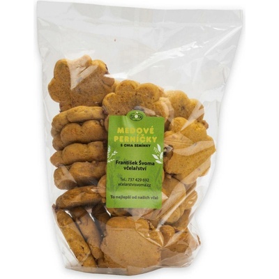 Dobrůtky z Vysočiny Medové perníčky s chia semínky 150 g