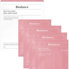 Biodance Bio-Collagen Real Deep Mask Spevňujúca plátienková maska s kolagénom 4 ks 4 x 34 g