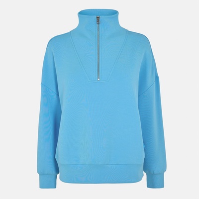 Varley Блуза VARLEY Hawley Half Zip Sweatshirt - Azure Blue