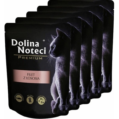 Dolina Noteci Premium Cat Fillet from Salmon 5 x 85 g