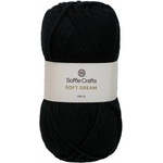 Soffie Crafts Soft Dream 00014 Black Плетива прежда (SC09670-00014)