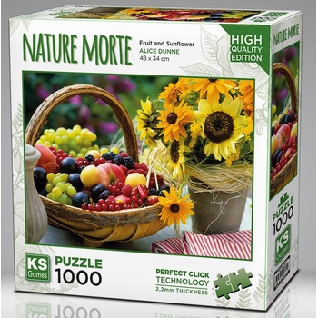 KS Games - Puzzle Fruits and sunflowers - 1 000 piese