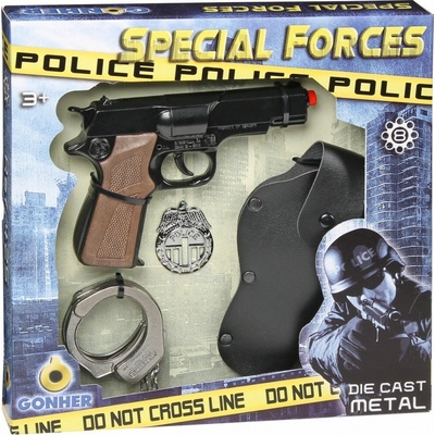 Alltoys policejní pistole Gold