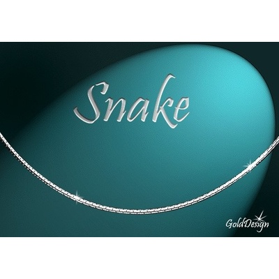 Gold Design Snake řetízek stříbřený GD539