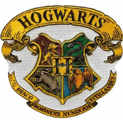 Nažehlovačka Monoquick - Harry Potter Bradavice školní znak 6,3 x 5,7 cm