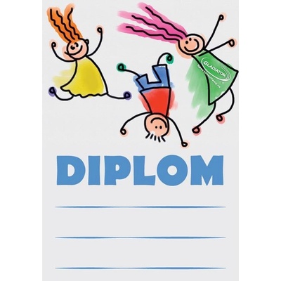 DD02e Diplom dětský – Zboží Dáma