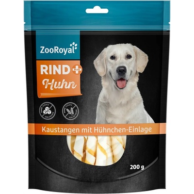 ZooRoyal hovězí + žvýkací tyčinka s kuřecí náplní 200 g