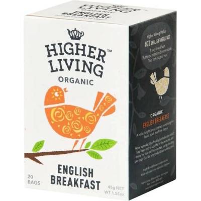 Higher Living čaj English Breakfast BIO 20 x 2,25 g
