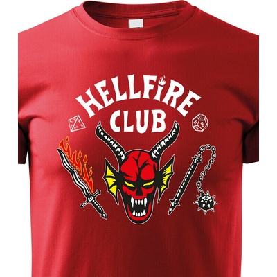 Dětské tričko Hellfire club ČervenáCanvas Dětské tričko Bezvatriko.cz 3152