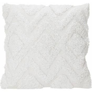 Home Styling Collection Bílý vankúš všívaná bavlna 45x45