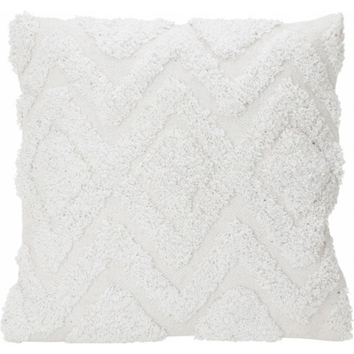 Home Styling Collection Bílý vankúš všívaná bavlna 45x45