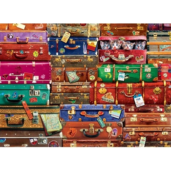 Image 1 of EUROGRAPHICS - Puzzle Travel Suitcases - 1 000 piese