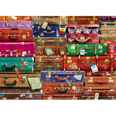 EUROGRAPHICS - Puzzle Travel Suitcases - 1 000 piese
