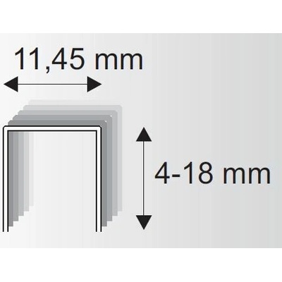 N/A Čalounická spona 530/12mm, 33800 ks 10700503