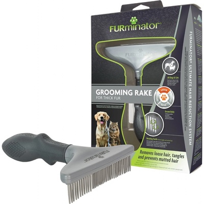 Furminator Grooming Rake hrebeň na dlhú srsť 12 cm