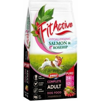 Panzi FitActive PURE Hypoallergenic Salmon & Rosehip 12 kg