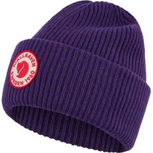 Fjällräven Зимна шапка (beanie) Fjällräven 1960 Logo Hat Beanie - Dark Violet - размер One Size (204-6599-1411)