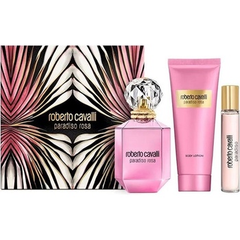 Roberto Cavalli Paradiso Rosa Комплект (EDP 75ml + BL 100ml + EDP 15ml) за Жени