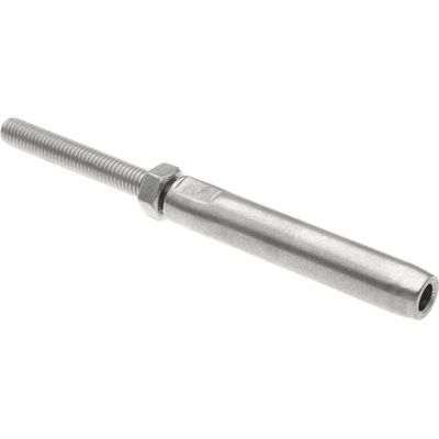Úchyt pre lanko ø 6 mm, M8, brúsená AISI 304