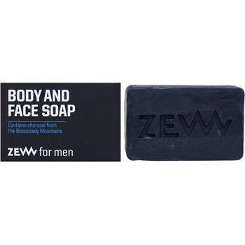 Zew for Men Face and Body Soap prírodné tuhé mydlo na tvár, telo a vlasy 85 ml