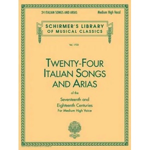 24 Italian Songs & Arias - Medium High Voice (ISBN: 9780793510061)