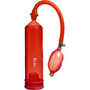 ToyJoy Пенис помпа "toy joy rock hard red" 20 см