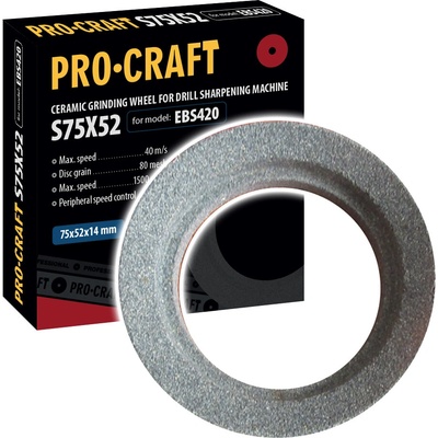 Procraft Brúsny kotúč 75 x 52 mm EBS420 S75X52