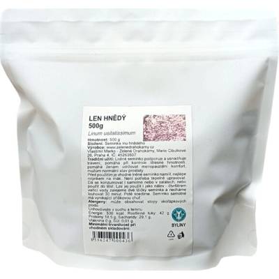 Zelené Drahokamy Lněné semínko hnědé 500 g