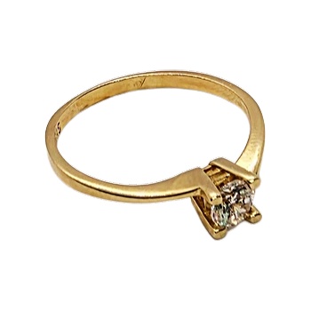 VipGold Златен годежен пръстен 1.90 гр (pr058)