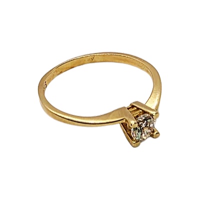 VipGold Златен годежен пръстен 1.90 гр (pr058)