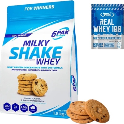 6PAK Milky Shake Whey 1800 g