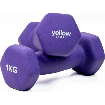 yellowDUMBBELL Jednoruční činky 1 kg
