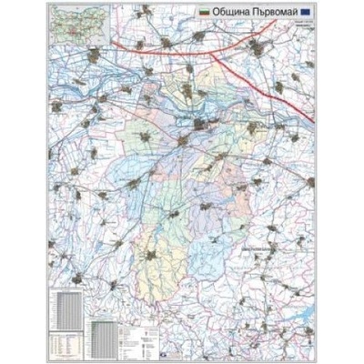 Mapmedia Карта на община Първомай