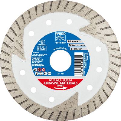 Pferd diamantový rezací kotúč 125 x 2,2 x 22,23 mm 68000022