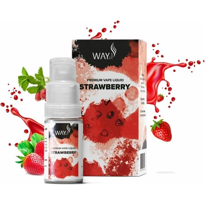 WAY to Vape Strawberry 10 ml 3 mg