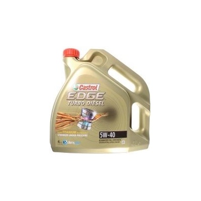 Motorový olej CASTROL EDGE TURBO DIESEL 5W-40 Castrol EDGTD5W40 Škoda Fabia, Fabia 2, Octavia, Octavia 2, Superb, Superb 2, Yeti, Roomster, Octavia 3, Fabia 3, Superb 3 – Zboží Mobilmania